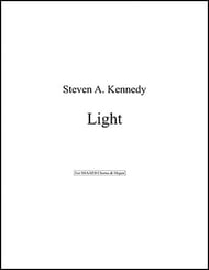Light SATB choral sheet music cover Thumbnail